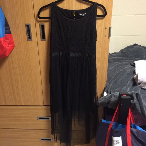 little black dress with mesh