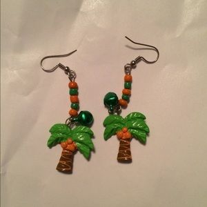 Palm tree earrings
