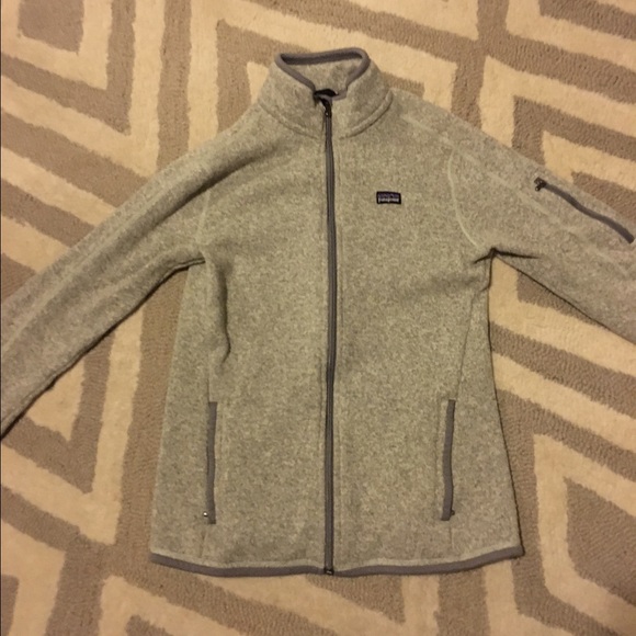Patagonia grey better sweater full zip jacket