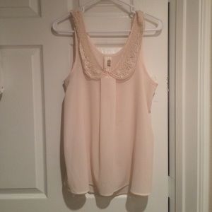 Blush colored blouse