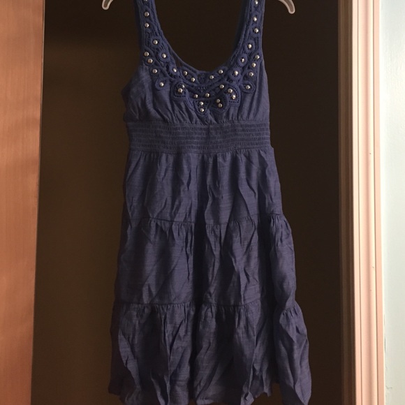Blue Babydoll Dress