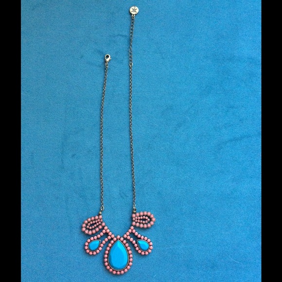 Turquoise and coral necklace
