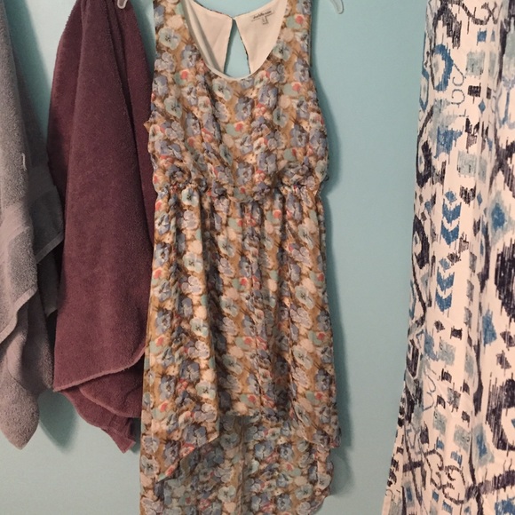 Floral High-Low Dress