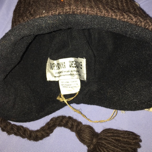 Toddler Owl wool lined hat - Picture 4 of 4