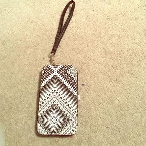 Patterned wallet/phone case