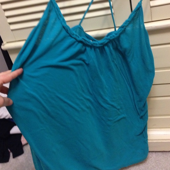 Turquoise tank top size medium - Picture 2 of 3