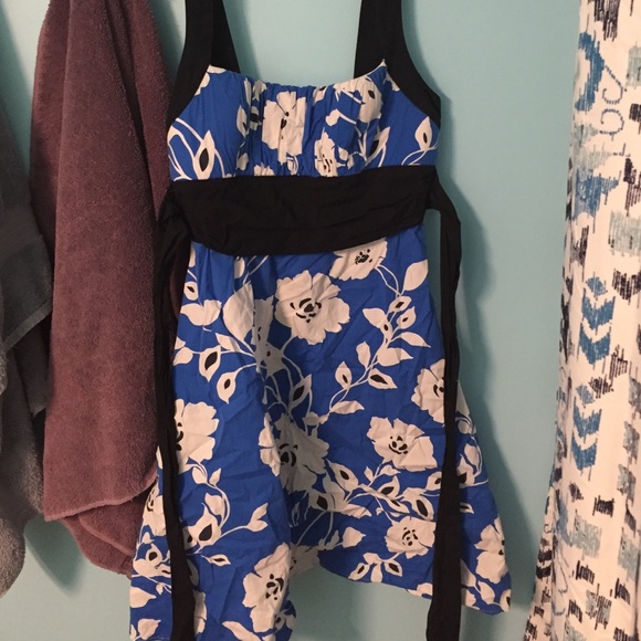 Blue Floral Dress