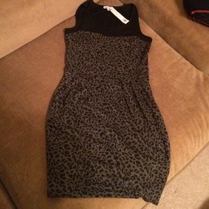 Black Cheetah Dress