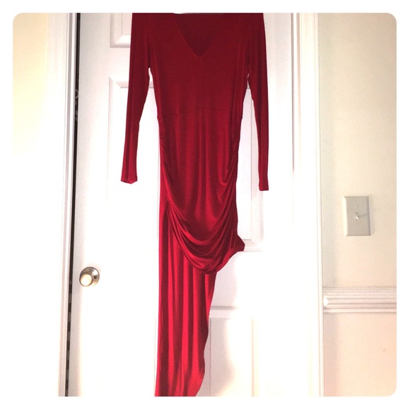 Sexy red dress