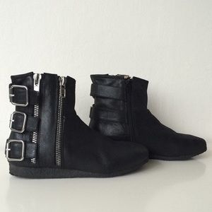 Jeffrey Campbell Renton double zip ankle boots