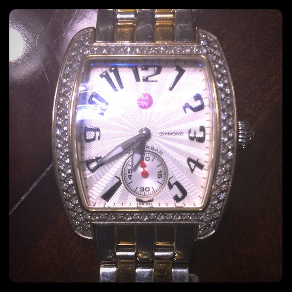 Michele Accessories - Authentic Diamond Mini Urban Michele Watch