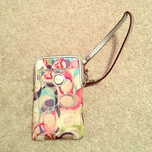Coach wristlet