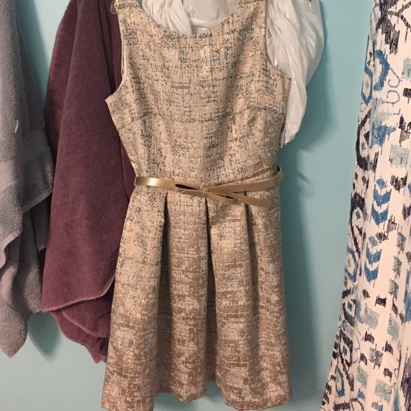 Metallic Cocktail Dress