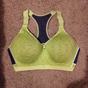 Victoria's Secret front zip sports bra