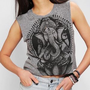 Urban outfitters Ganesha muscle tee