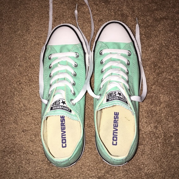 Converse Seasonal Seaglass colored Lo-Top Chucks
