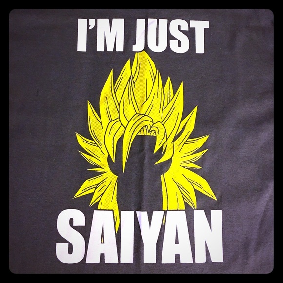 NWOT I'm Just Saiyan Dragon Ball Z GT Goku Super