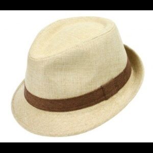 Francesca's Natural Fedora Hat