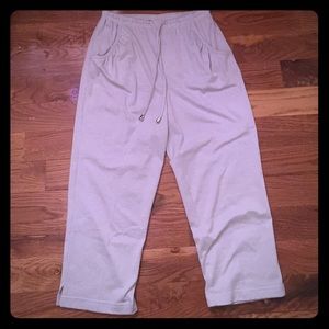 Light Blue Capri Sweats w/Pockets Sz S