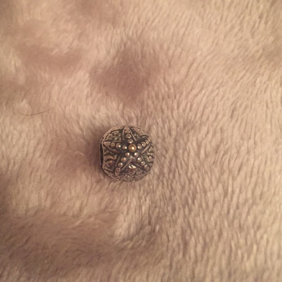 Pandora 2 tone starfish clip.