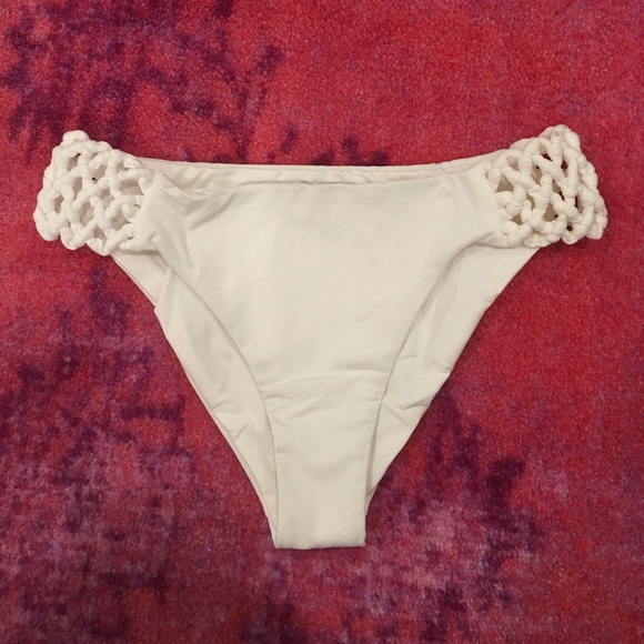 Frankie's Bikinis white bottoms
