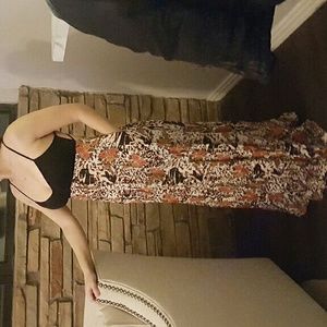 Floral Backless dress