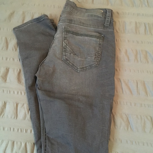 Day trip skinnies! Washed out black
