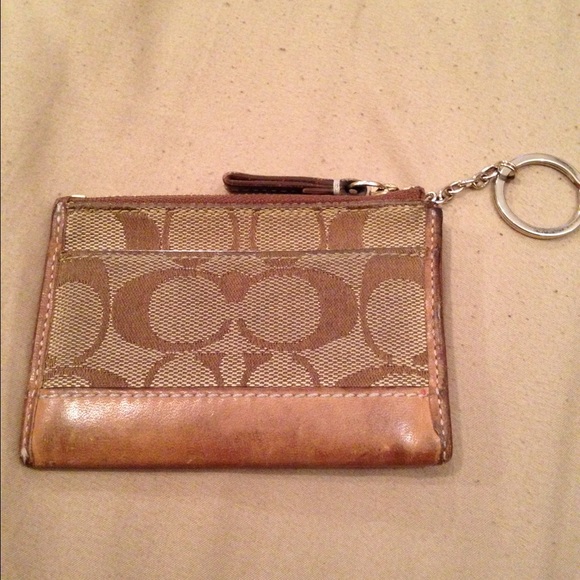 Small Coach key and card holder