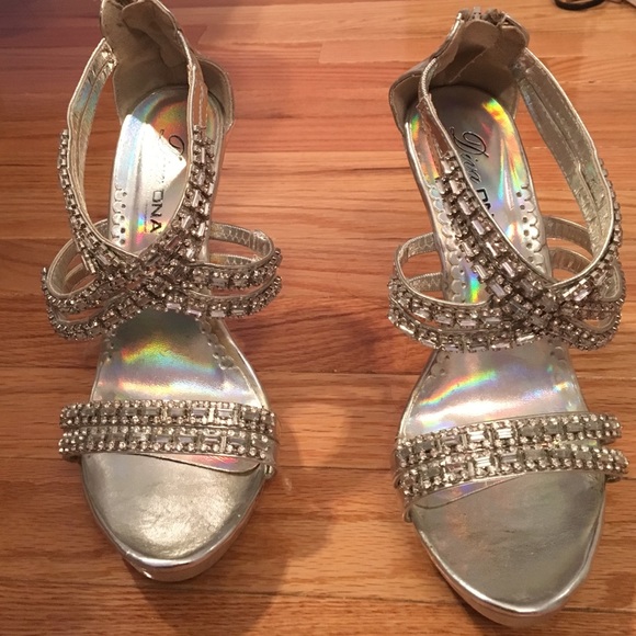 Silver shoes!