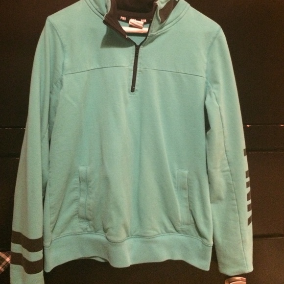 Pink VS 1/4 zip sweatshirt