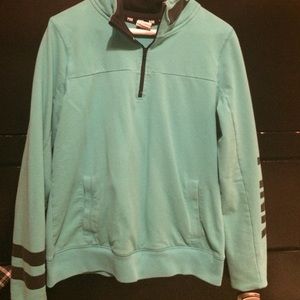 Pink VS 1/4 zip sweatshirt