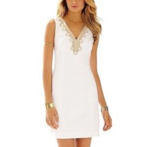 White Lilly Pulitzer Bentley Shift Dress