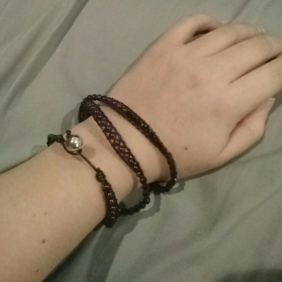 Beaded wrap bracelet