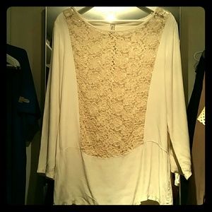 A lace shirt