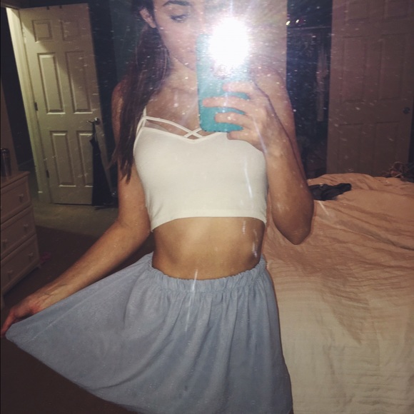 Baby blue Brandy skirt