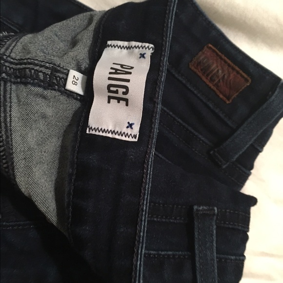 Paige skinny denim jeans. Size 28