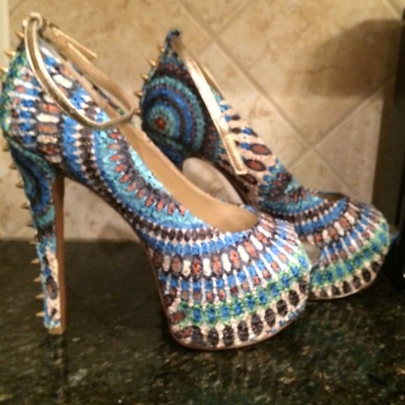 Wild Pair Spiked Heels