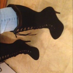 Black heels