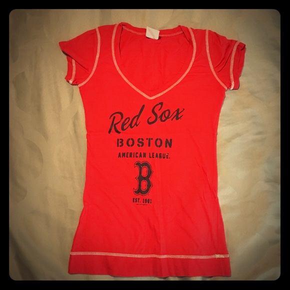 Red Sox Boston T-shirt V-neck