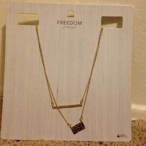 Topshop Set of Gold Necklaces