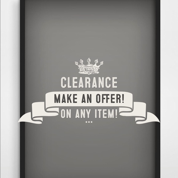 Blowout sale!