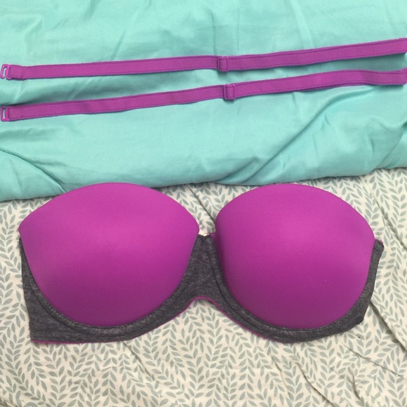 Pink Victorias secret Removeable strap bra