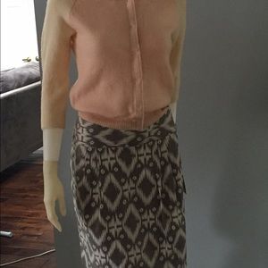Designer skirt and Cardigan