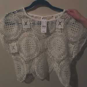 LA hearts Crochet Top