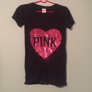 PINK V-neck