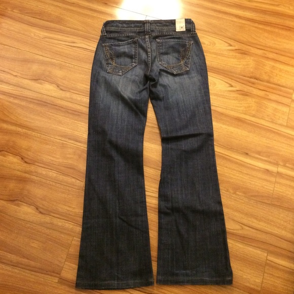 Wide leg dark jeans - size 26 regular - Picture 3 of 4