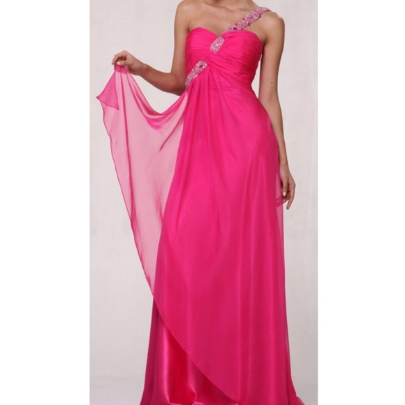 Dresses & Skirts - Hot Pink Full Length Dress