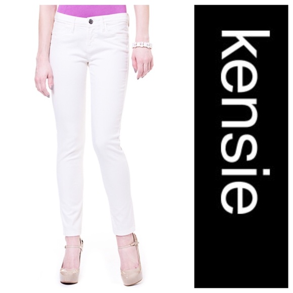 kensie white jeans