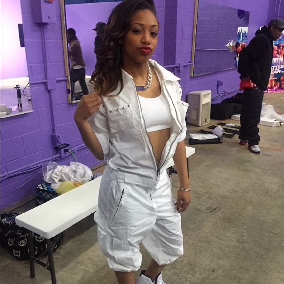 All white jumpsuit