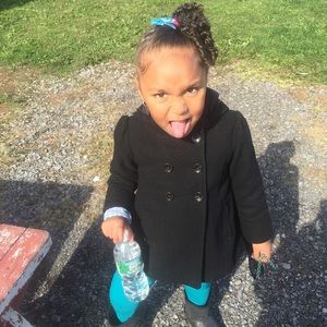 Girls 5T- Old Navy Black Pea Coat!